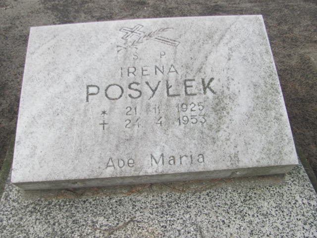 Irena Posyłek 1925 Opole-Półwieś - Grobonet - Wyszukiwarka osób pochowanych