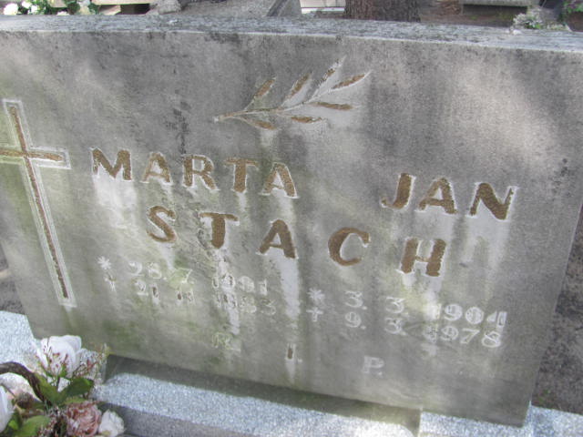 Marta Stach 1901 Opole-Półwieś - Grobonet - Wyszukiwarka osób pochowanych