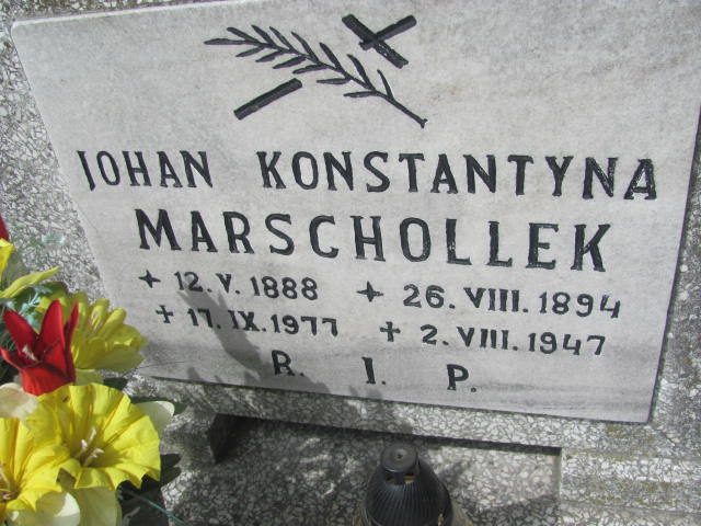 Johan Marschollek 1888 Opole-Półwieś - Grobonet - Wyszukiwarka osób pochowanych