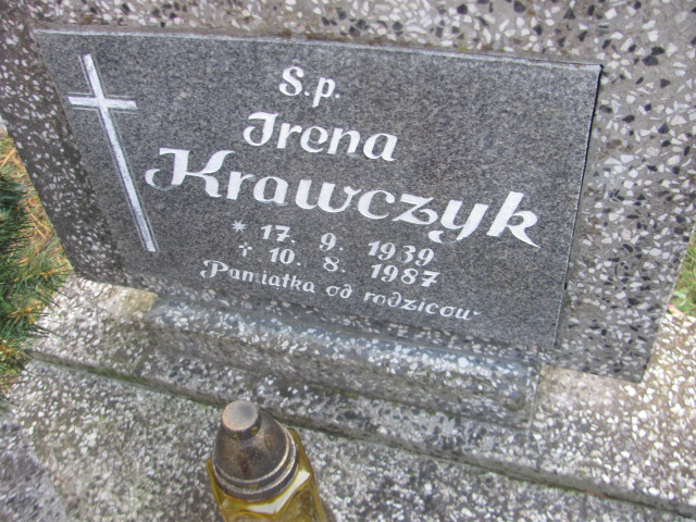 Irena Krawczyk 1939 Opole-Półwieś - Grobonet - Wyszukiwarka osób pochowanych