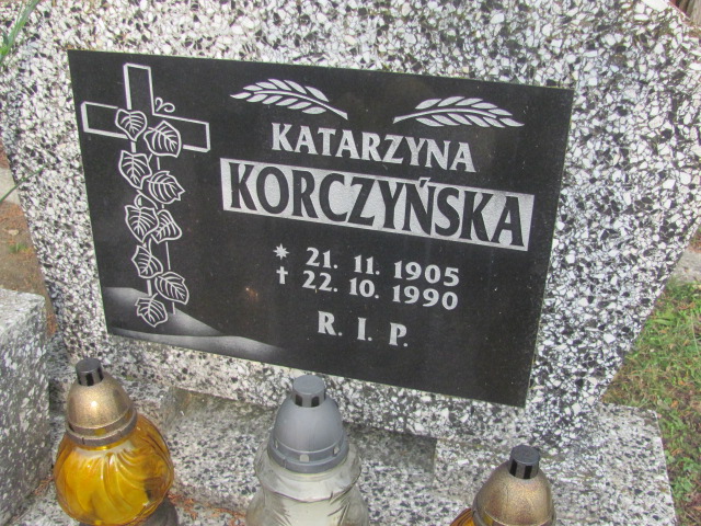 Katarzyna Korczyńska 1905 Opole-Półwieś - Grobonet - Wyszukiwarka osób pochowanych