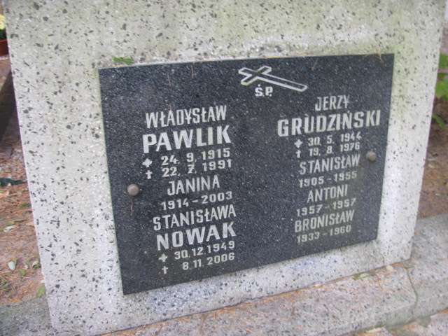 Stanisław Grudziński Opole-Półwieś - Grobonet - Wyszukiwarka osób pochowanych