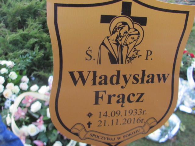 Władysław Frącz 1933 Opole-Półwieś - Grobonet - Wyszukiwarka osób pochowanych