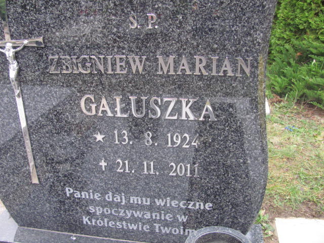 Zbigniew Gałuszka 1924 Opole-Półwieś - Grobonet - Wyszukiwarka osób pochowanych