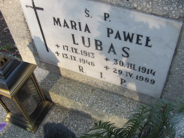 Maria Lubas 1916 Opole-Półwieś - Grobonet - Wyszukiwarka osób pochowanych