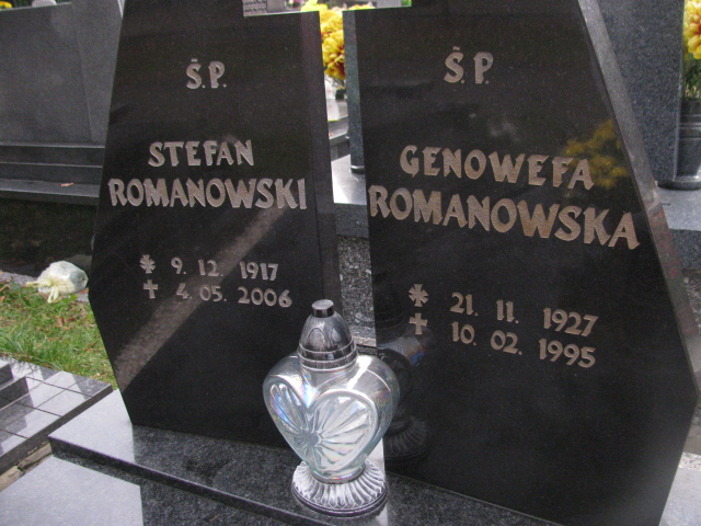 Genowefa Romanowska 1927 Opole-Półwieś - Grobonet - Wyszukiwarka osób pochowanych