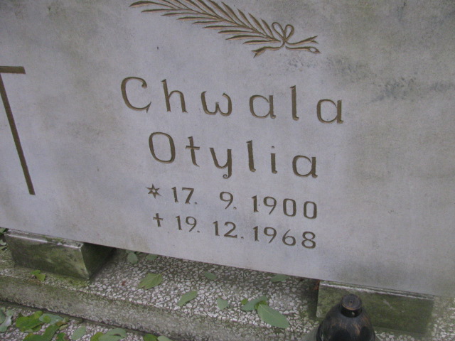 Otylia Chwala 1900 Opole-Półwieś - Grobonet - Wyszukiwarka osób pochowanych