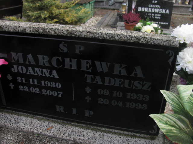 Joanna Marchewka 1930 Opole-Półwieś - Grobonet - Wyszukiwarka osób pochowanych