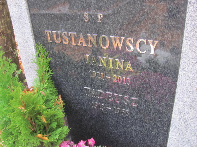 Janina Tustanowska 1921 Opole-Półwieś - Grobonet - Wyszukiwarka osób pochowanych