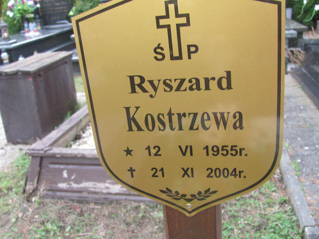 Ryszard Kostrzewa 1955 Opole-Półwieś - Grobonet - Wyszukiwarka osób pochowanych