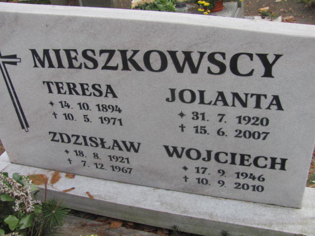 Wojciech Mieszkowski 1946 Opole-Półwieś - Grobonet - Wyszukiwarka osób pochowanych