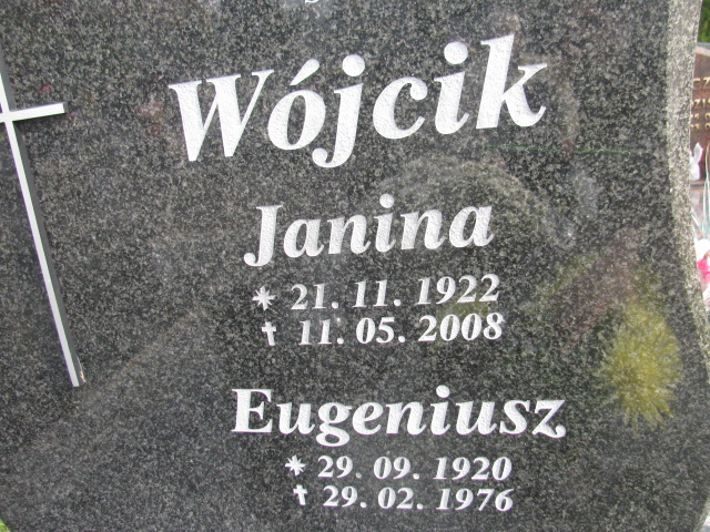 Janina Wójcik 1922 Opole-Półwieś - Grobonet - Wyszukiwarka osób pochowanych