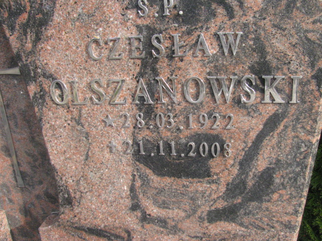 Czesław Olszanowski 1922 Opole-Półwieś - Grobonet - Wyszukiwarka osób pochowanych