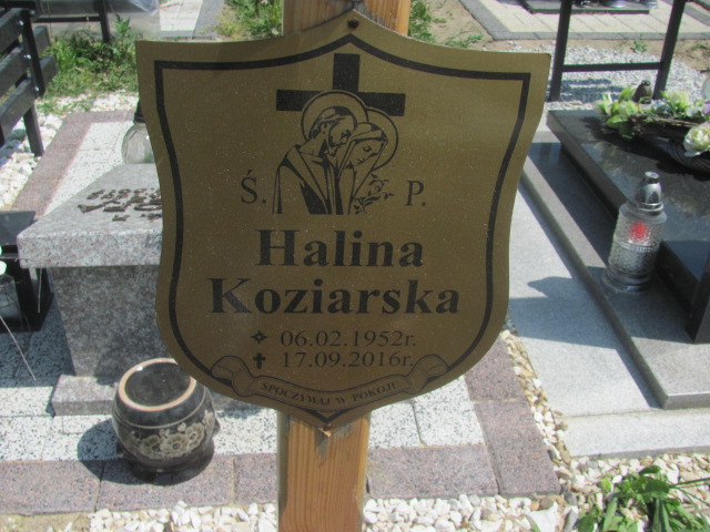 Halina Koziarska 1952 Opole-Półwieś - Grobonet - Wyszukiwarka osób pochowanych