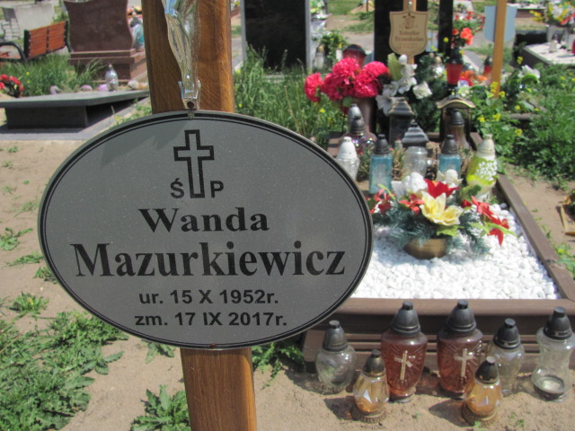 Wanda Mazurkiewicz 1952 Opole-Półwieś - Grobonet - Wyszukiwarka osób pochowanych