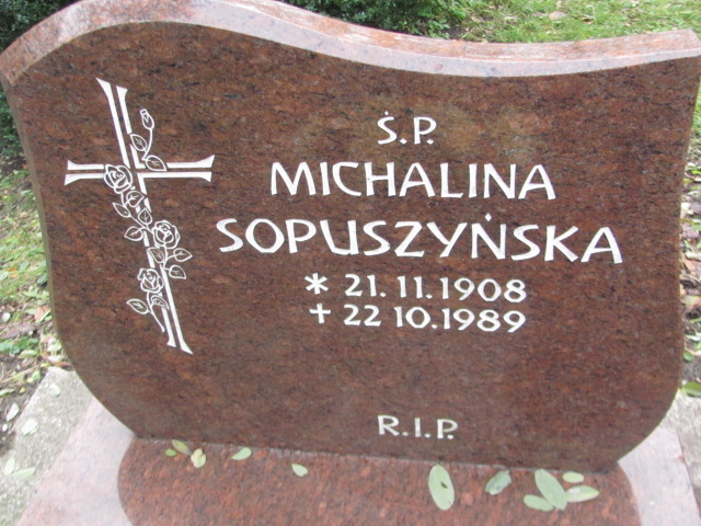 Michalina Sopuszyńska 1908 Opole-Półwieś - Grobonet - Wyszukiwarka osób pochowanych