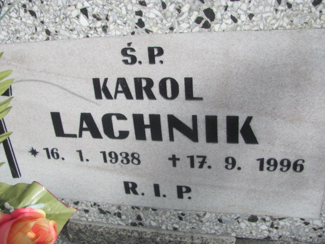 Karol Lachnik 1938 Opole-Półwieś - Grobonet - Wyszukiwarka osób pochowanych